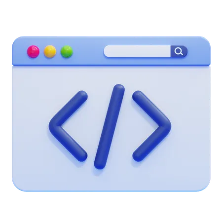 Coding  3D Icon