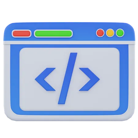 Coding  3D Icon