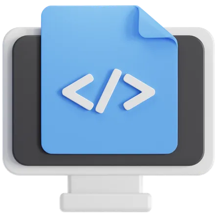 Coding  3D Icon