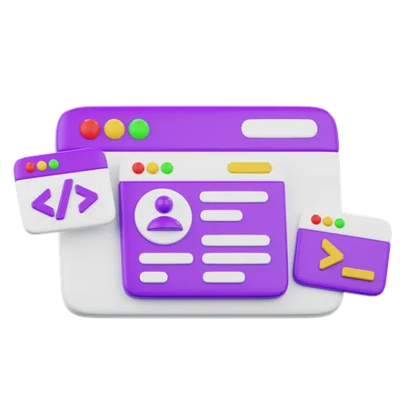Coding  3D Icon