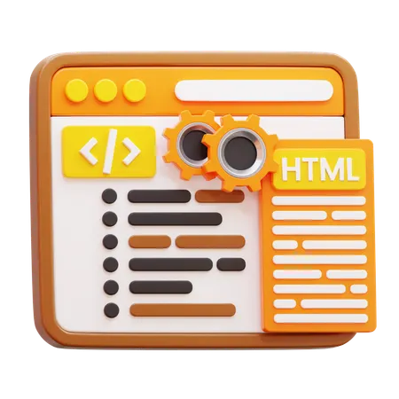 Coding  3D Icon