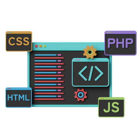Coding  3D Icon