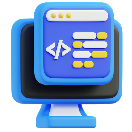 Coding  3D Icon