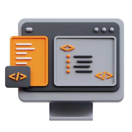 Web Development 3D Icon