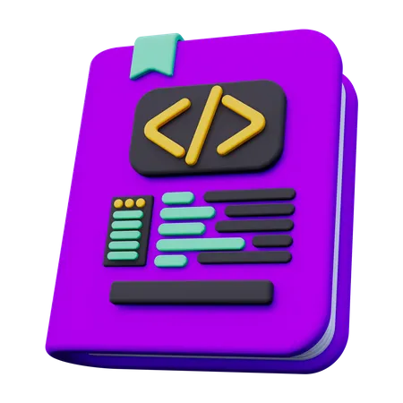 Coding Book  3D Icon