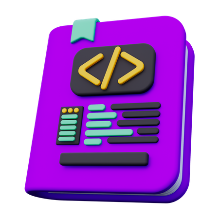 Coding Book  3D Icon