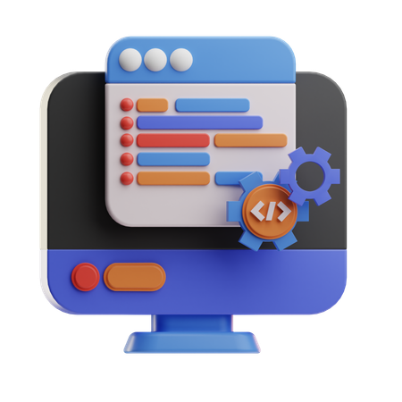 Coding Environment  3D Icon