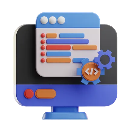 Coding Environment  3D Icon