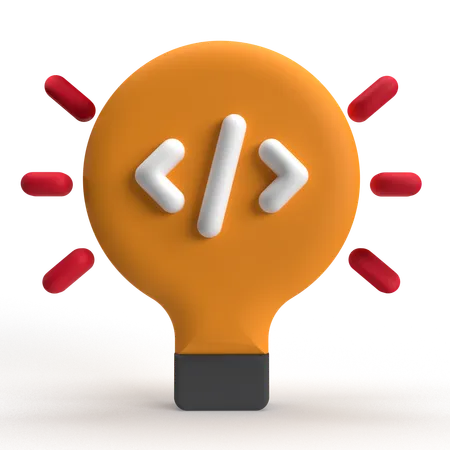 Coding Idea  3D Icon