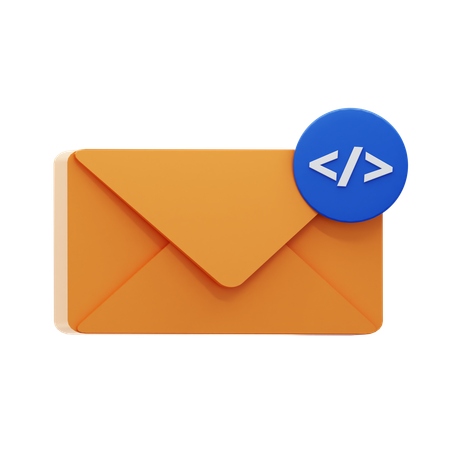 Coding Message  3D Icon