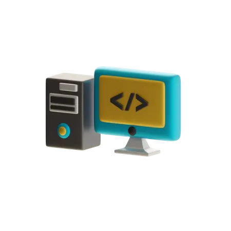 PCでのコーディング  3D Icon