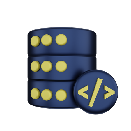 Coding Server  3D Icon