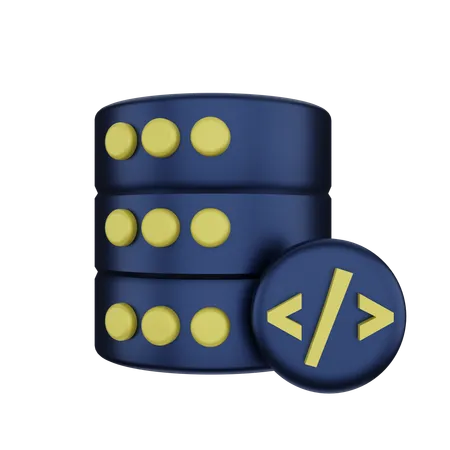 Coding Server  3D Icon