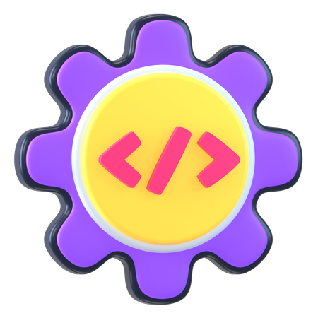 Coding Setting  3D Icon