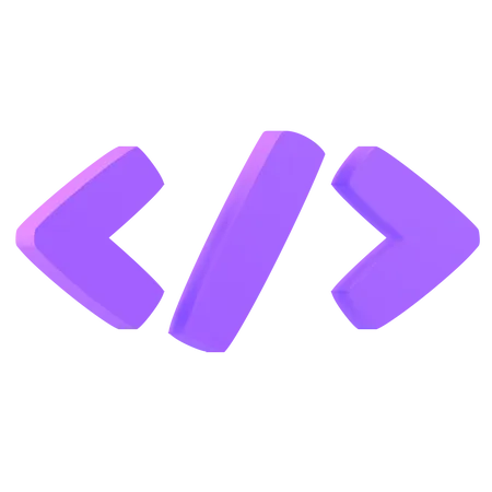 Coding Symbol  3D Icon