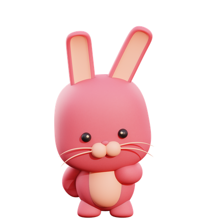 Coelhinho  3D Icon
