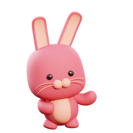 Coelhinho  3D Icon