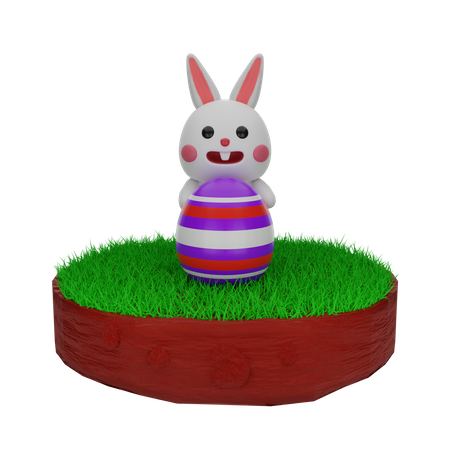 Coelhinho da Páscoa  3D Icon