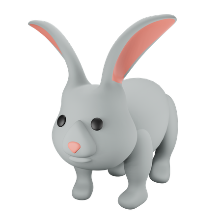 Coelho  3D Illustration