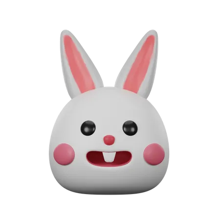 Cara de coelho  3D Icon