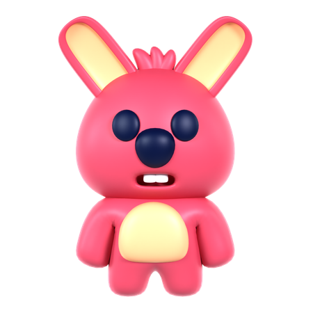 Coelho fofo  3D Icon