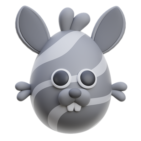 Ovo de coelho  3D Icon