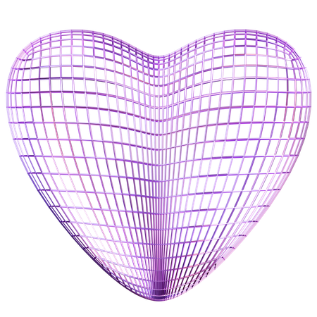 Coeur abstrait  3D Icon