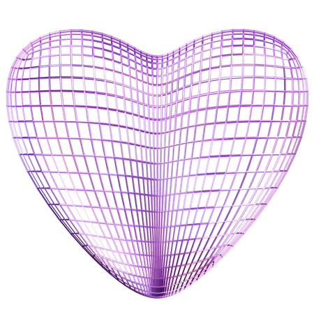 Coeur abstrait  3D Icon