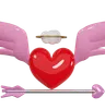 coeur avec flèche