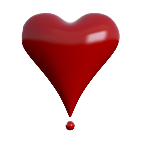 Coeur avec sphère  3D Icon