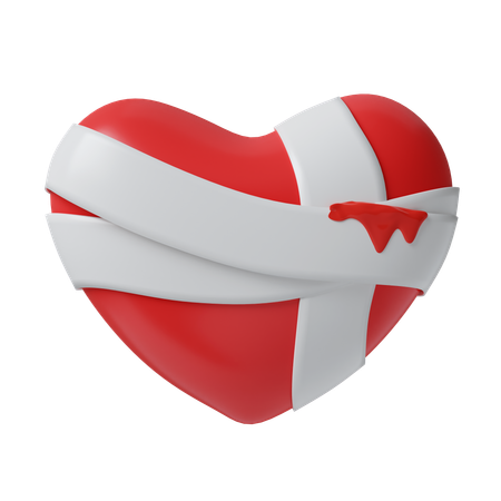 Coeur blessé  3D Icon