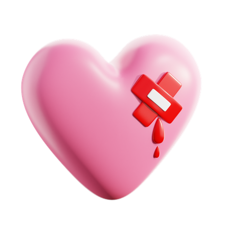 Coeur brisé  3D Icon