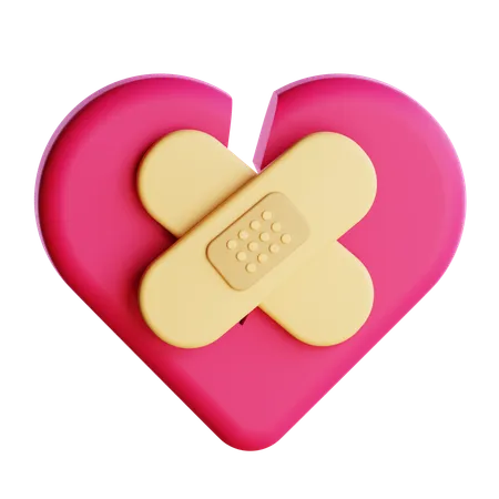 Coeur brisé  3D Icon