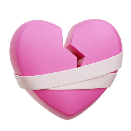 Coeur brisé  3D Icon