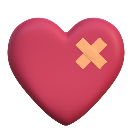 Coeur brisé  3D Icon
