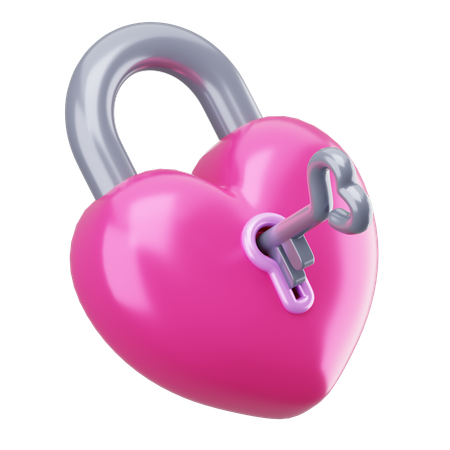 Cadenas coeur  3D Icon