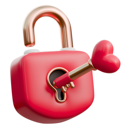 Cadenas coeur  3D Icon