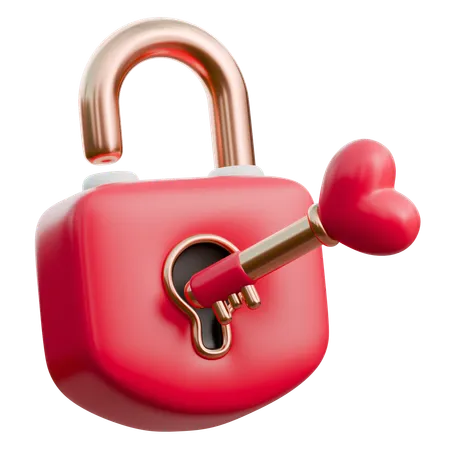 Cadenas coeur  3D Icon