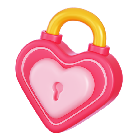 Cadenas coeur  3D Icon