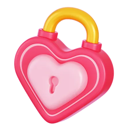 Cadenas coeur  3D Icon