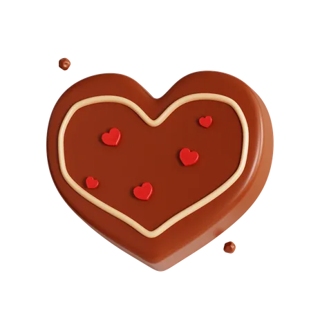 Chocolat coeur  3D Icon