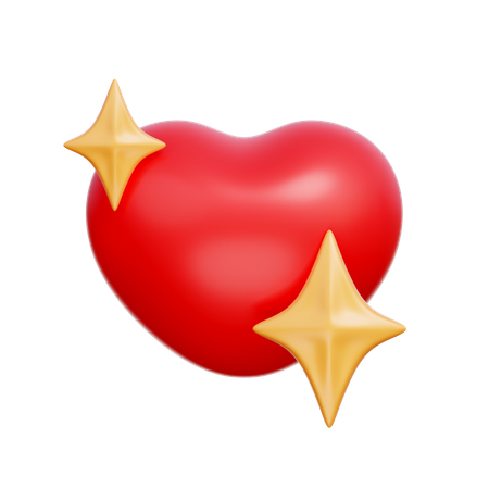 Le coeur clignote  3D Icon