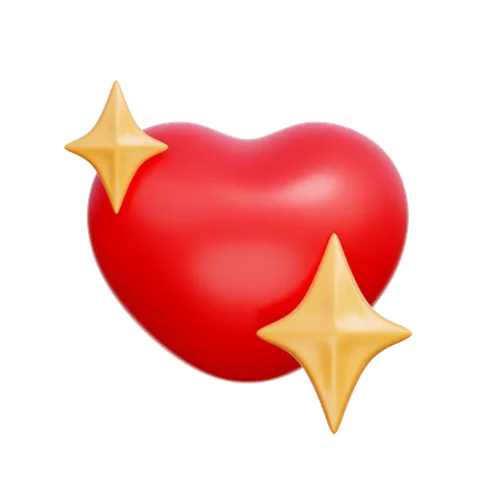 Le coeur clignote  3D Icon