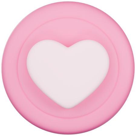 Coeur d'amour  3D Icon