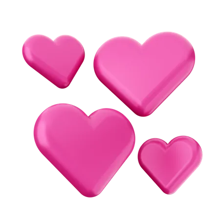 Coeur d'amour  3D Icon