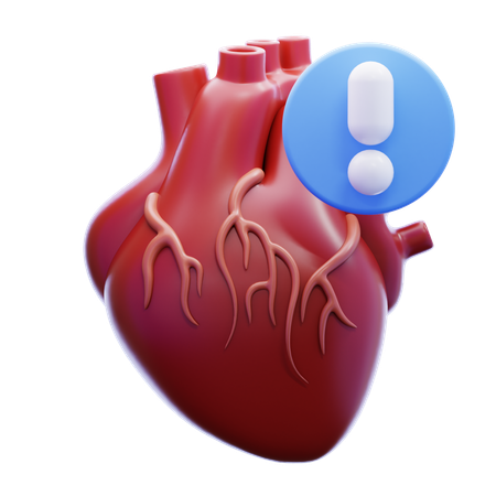 Coeur diabétique  3D Icon