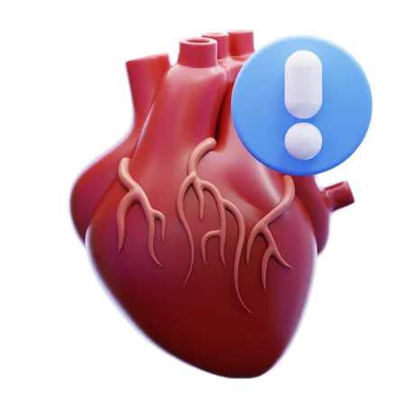 Coeur diabétique  3D Icon