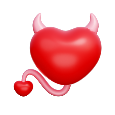 Coeur diable  3D Icon