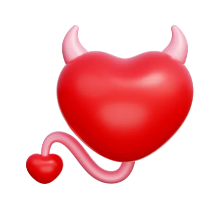 Coeur diable  3D Icon