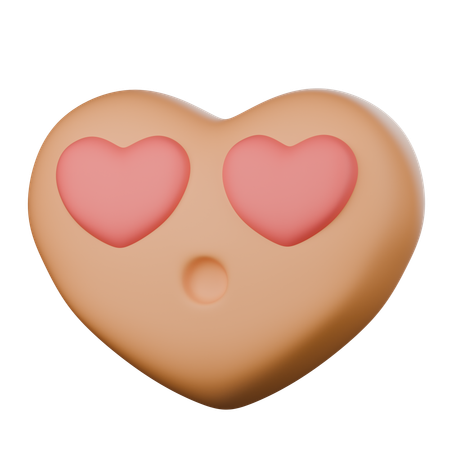 Emoji coeur  3D Icon